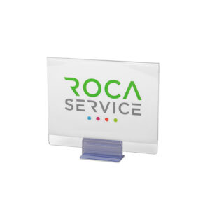 9854 - Tasca in plexiglass con grip di appoggio con base adesiva