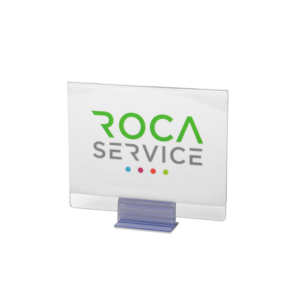 9854 - Tasca in plexiglass con grip di appoggio con base adesiva